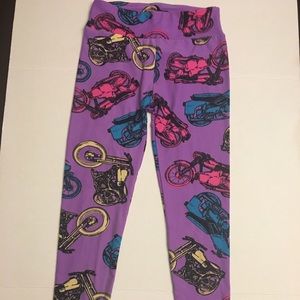 LulaRoe motorcycle pattern leggings